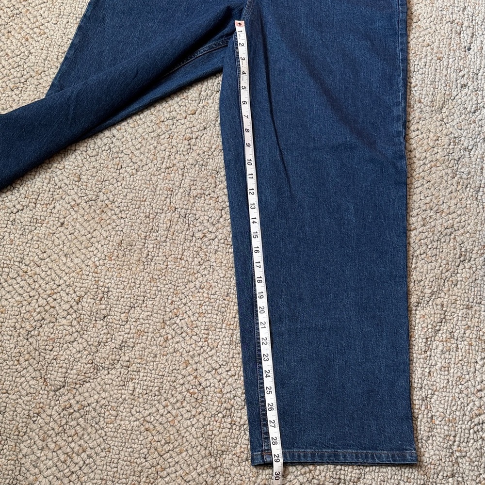 Banana Republic Dark Blue High-Rise Straight Jeans - Picture 6 of 9
